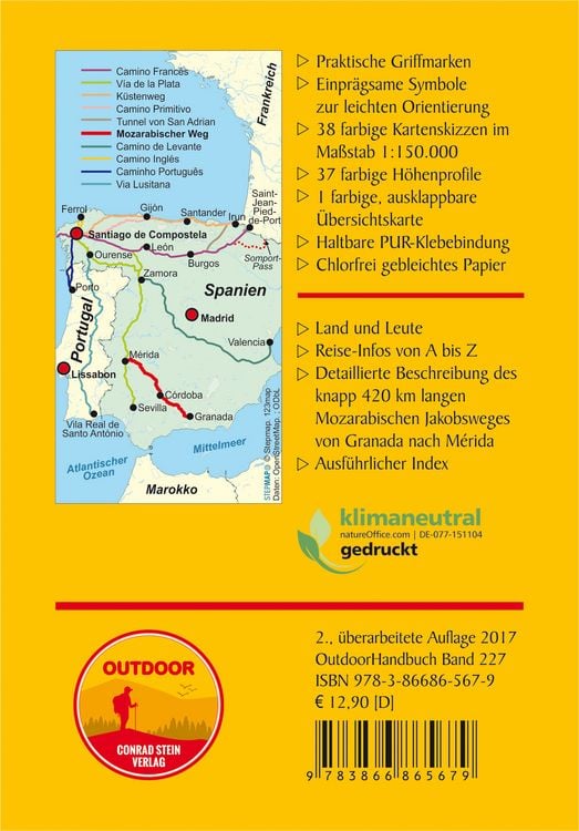 Produktbild: Spanien: Mozarabischer Jakobsweg von Granada nach M&eacute;rida
