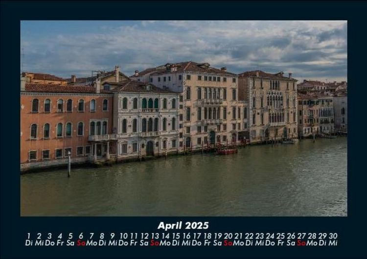 Produktbild: Venedig 2025 Fotokalender DIN A5