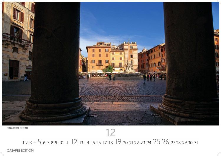 Produktbild: Rom Kalender 2027 &ndash; Wandkalender | Fotokalender Italien 24x35 cm - mit den sch&ouml;nsten Motiven der Ewigen Stadt | Kolosseum, Petersdom, Tiber, Pantheon.