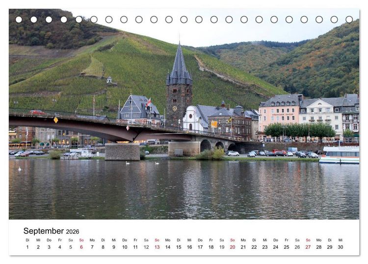 Produktbild: Bernkastel-Kues an der Mosel (Tischkalender 2026 DIN A5 quer), CALVENDO Monatskalender