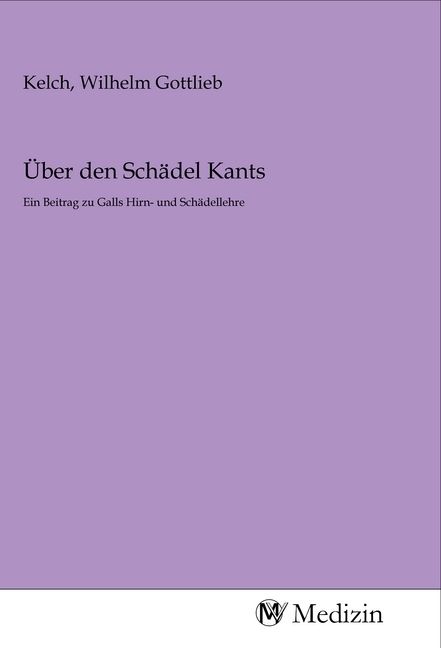 Produktbild: &Uuml;ber den Sch&auml;del Kants