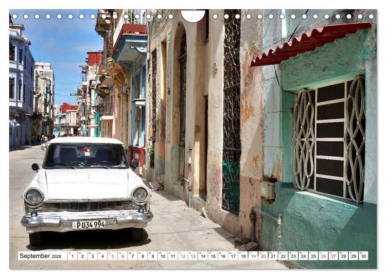 Produktbild: Ford Taunus P2 - 17M - Ein Klassiker aus K&ouml;ln in Kuba (Wandkalender 2026 DIN A4 quer), CALVENDO Monatskalender