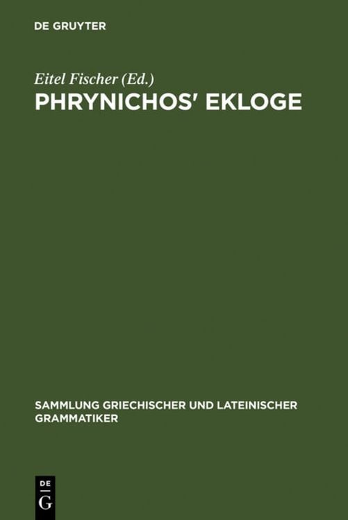 Produktbild: Phrynichos' Ekloge