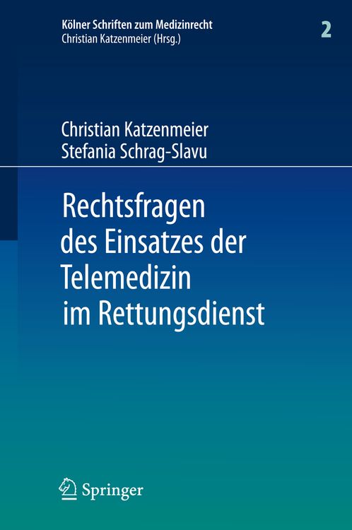 Produktbild: Rechtsfragen des Einsatzes der Telemedizin im Rettungsdienst
