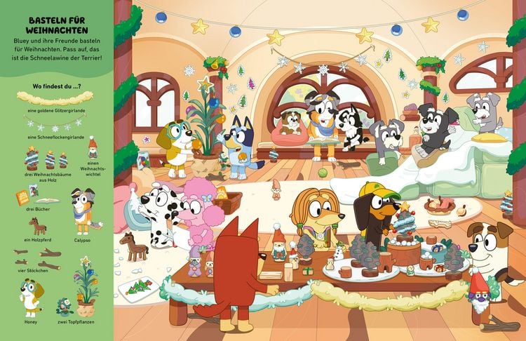 Produktbild: BLUEY &ndash; Wo ist BLUEY? an Weihnachten &ndash; Ein Such- und Wimmelbuch