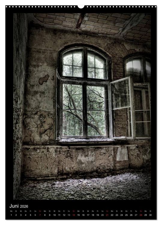 Produktbild: Lost Places Vergessene Orte (Wandkalender 2026 DIN A2 hoch), CALVENDO Monatskalender