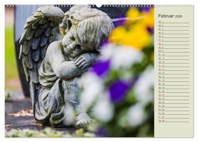 Produktbild: Engel - Begleiter f&uuml;r jeden Tag (Wandkalender 2026 DIN A2 quer), CALVENDO Monatskalender