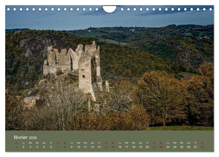 Produktbild: Bourbonnais en Auvergne (Calendrier mural 2026 DIN A4 vertical), CALVENDO calendrier mensuel