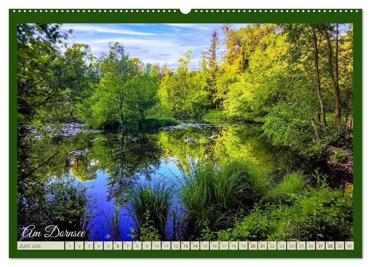 Produktbild: Dreieich Natur Pur (Wandkalender 2026 DIN A2 quer), CALVENDO Monatskalender