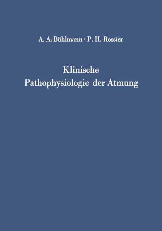 Produktbild: Klinische Pathophysiologie der Atmung
