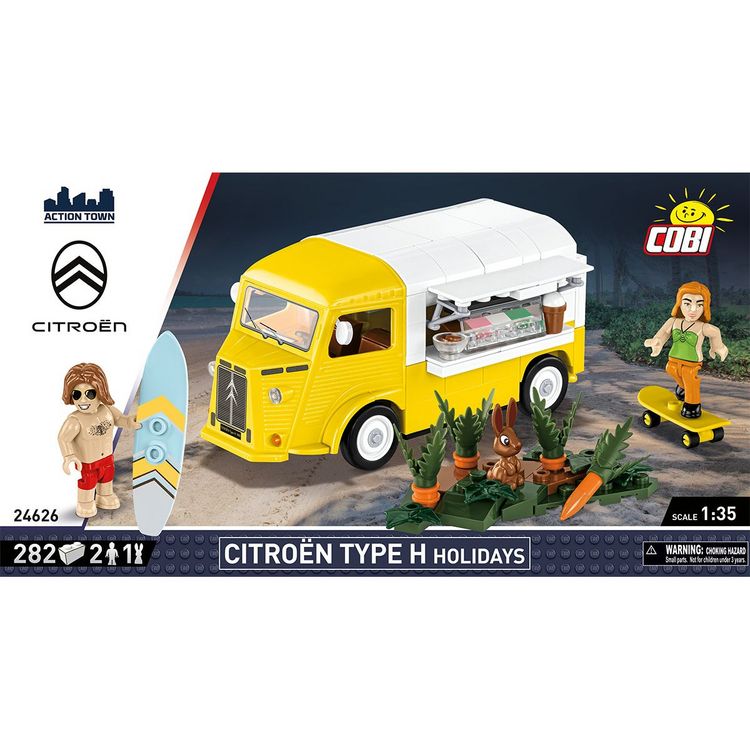 Produktbild: COBI Action Town 24626 - Citro&euml;n Typ H Holidays, Bausatz 1:35, 282 Teile+3 Figuren