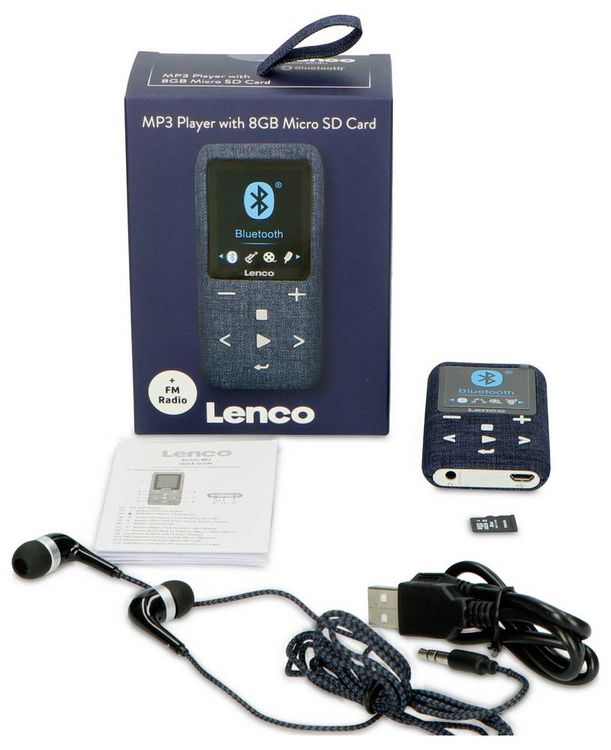 Produktbild: Lenco Xemio-861BU Tragbarer MP3-Player Blau