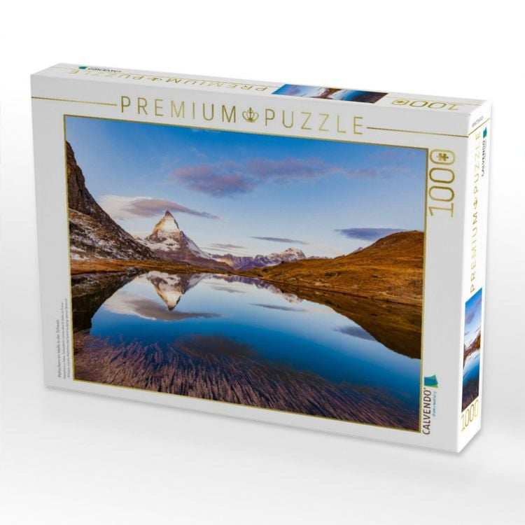 Produktbild: CALVENDO Puzzle Matterhorn im Wallis in der Schweiz | 1000 Teile Lege-Gr&ouml;&szlig;e 64x48cm Foto-Puzzle f&uuml;r gl&uuml;ckliche Stunden