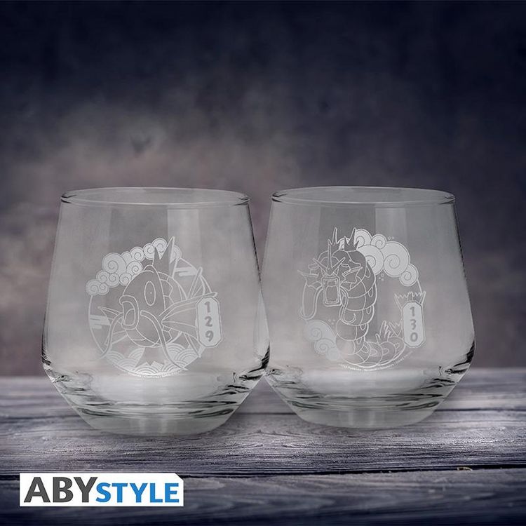 Produktbild: POKEMON 2 Glass Set Magikarp & Gyarados