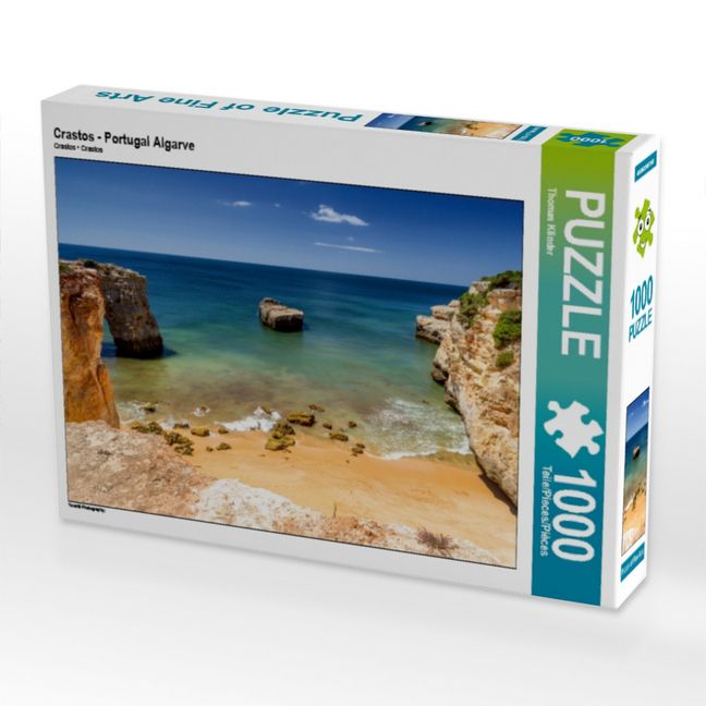 Produktbild: CALVENDO Puzzle Crastos - Portugal Algarve | 1000 Teile Lege-Gr&ouml;&szlig;e 64x48cm Foto-Puzzle f&uuml;r gl&uuml;ckliche Stunden