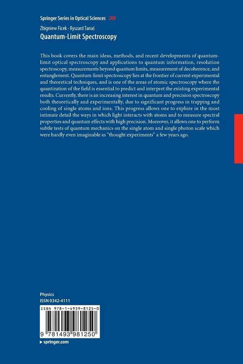 Produktbild: Quantum-Limit Spectroscopy