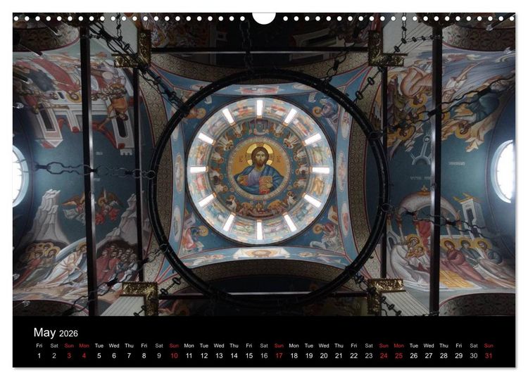 Produktbild: Monuments of Serbia 2026 (Wall Calendar 2026 DIN A3 landscape), CALVENDO 12 Month Wall Calendar