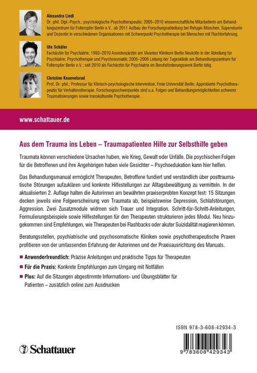 Produktbild: Psychoedukation bei posttraumatischen St&ouml;rungen