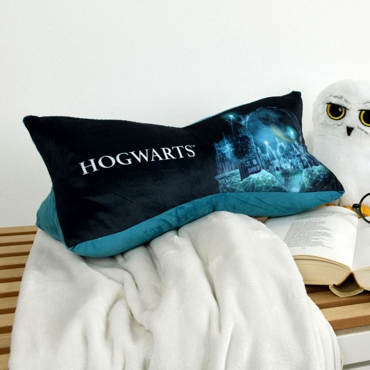 Produktbild: Klaus Herding - Leseknochen Kissen: Harry Potter Hogwarts, limitierte Auflage, 40x18x18cm