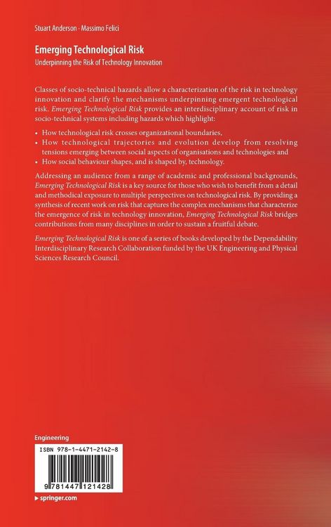 Produktbild: Emerging Technological Risk