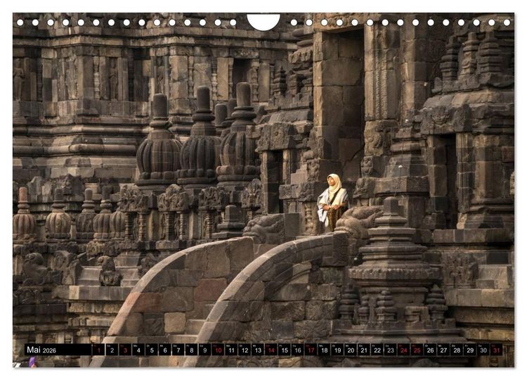 Produktbild: Yogyakarta - Indonesien (Wandkalender 2026 DIN A4 quer), CALVENDO Monatskalender