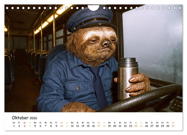 Produktbild: Dienst nach Vorschrift (Wandkalender 2026 DIN A4 quer), CALVENDO Monatskalender