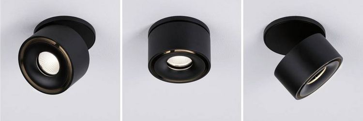 Produktbild: Paulmann 93370 Spircle LED-Einbauleuchte LED LED fest eingebaut 8W Schwarz (matt)