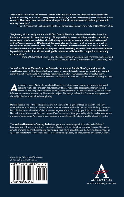 Produktbild: American Literary Naturalism