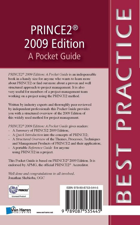 Produktbild: PRINCE2TM 2009 Edition - A Pocket Guide