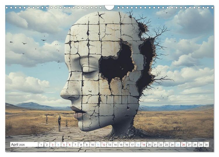 Produktbild: Surreale Begegnungen &ndash; Zwischen Traum und Wirklichkeit (Wandkalender 2026 DIN A3 quer), CALVENDO Monatskalender