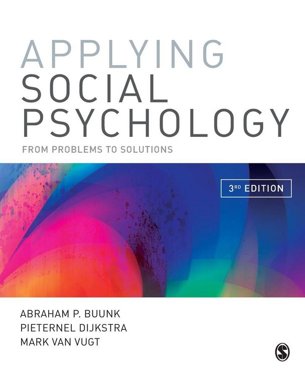 Produktbild: Applying Social Psychology
