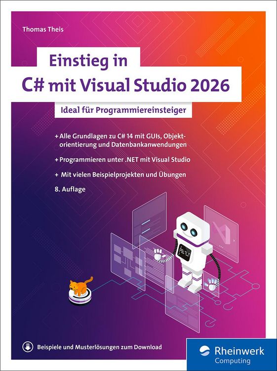 Produktbild: Einstieg in C# mit Visual Studio 2026