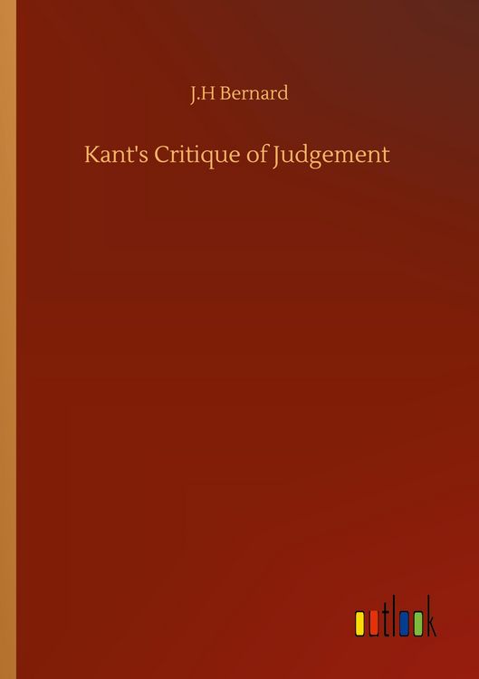 Produktbild: Kant's Critique of Judgement