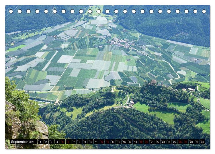 Produktbild: Meraner H&ouml;henweg von Meran bis Katharinaberg (Tischkalender 2026 DIN A5 quer), CALVENDO Monatskalender