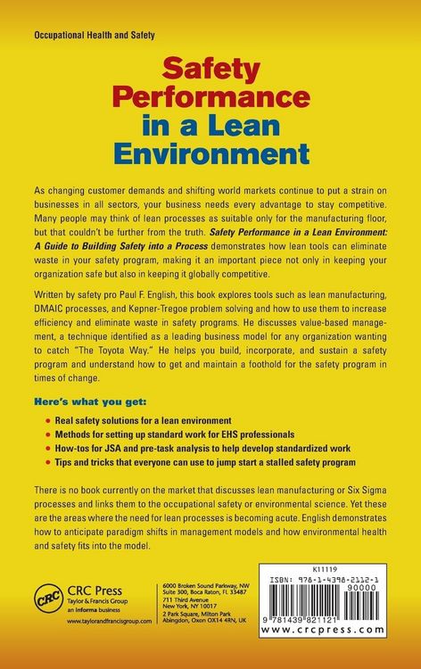 Produktbild: Safety Performance in a Lean Environment