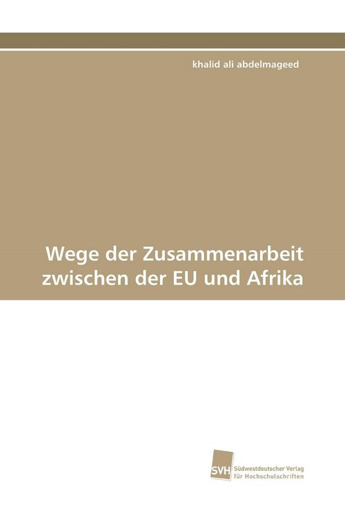 Produktbild: Wege der Zusammenarbeit zwischen der EU und Afrika