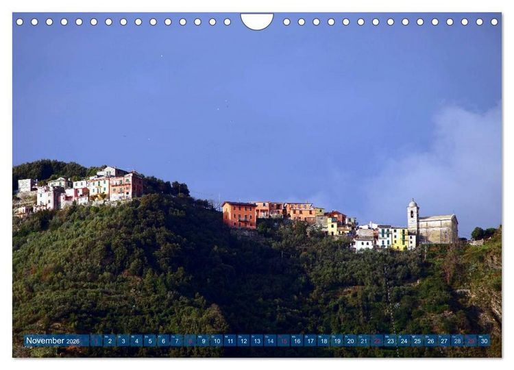 Produktbild: Wege durch die Cinque Terre (Wandkalender 2026 DIN A4 quer), CALVENDO Monatskalender