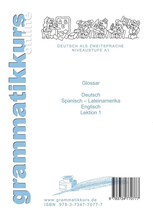 Produktbild: W&ouml;rterbuch Deutsch - Spanisch - Lateinamerika - Englisch A1 Lektion 1