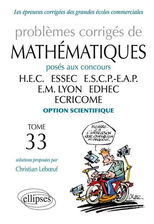Produktbild: Math&eacute;matiques HEC 2012-2013 - Tome 33 (option scientifique)