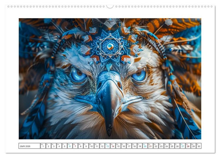 Produktbild: Tierische Schamanen (Wandkalender 2026 DIN A2 quer), CALVENDO Monatskalender