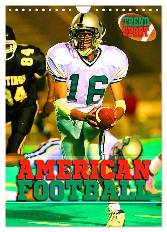 Produktbild: Trendsport American Football (Wandkalender 2026 DIN A4 hoch), CALVENDO Monatskalender