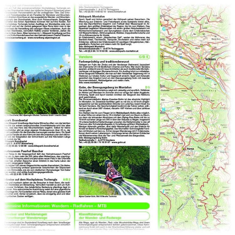 Produktbild: Publicpress Rad- und Wanderkarte Montafon, Klostertal, Brandnertal 1:35.000
