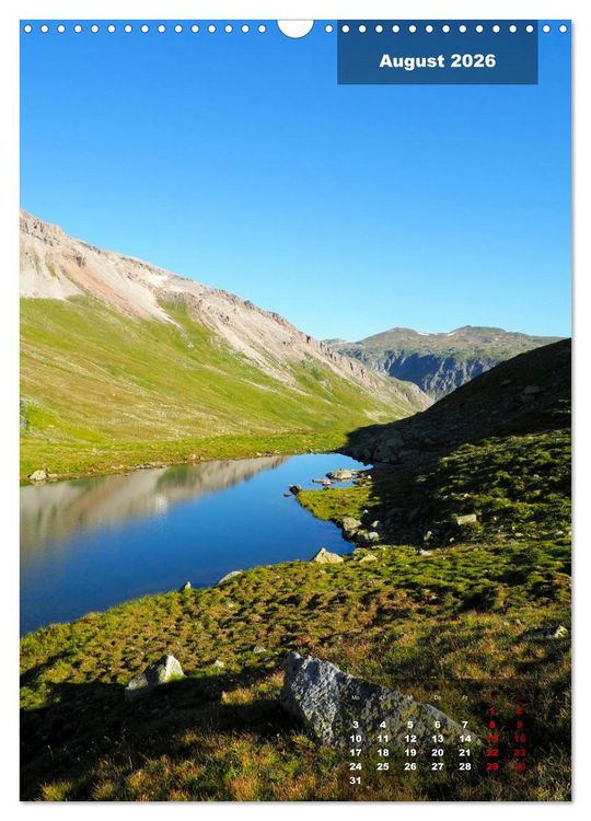 Produktbild: Die Traumhaften Seen der Alpen (Wandkalender 2026 DIN A3 hoch), CALVENDO Monatskalender