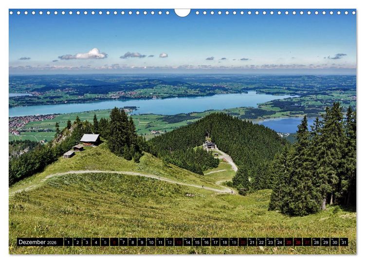 Produktbild: Allg&auml;u - Natur pur (Wandkalender 2026 DIN A3 quer), CALVENDO Monatskalender