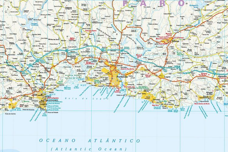 Produktbild: Reise Know-How Landkarte Algarve (1:100.000)