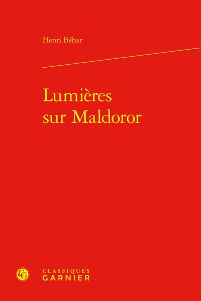 Produktbild: Lumi&egrave;res sur Maldoror