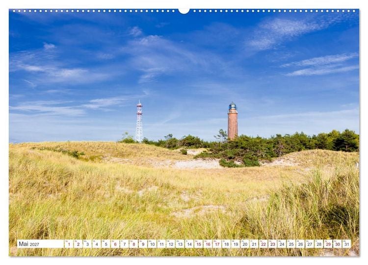 Produktbild: Fischland Dar&szlig;, Land zwischen Ostsee und Bodden (hochwertiger Premium Wandkalender 2027 DIN A2 quer), Kunstdruck in Hochglanz