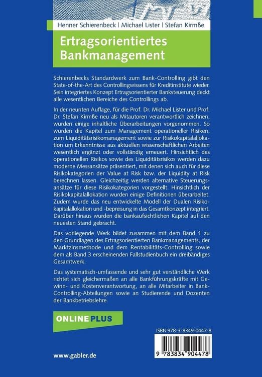 Produktbild: Ertragsorientiertes Bankmanagement