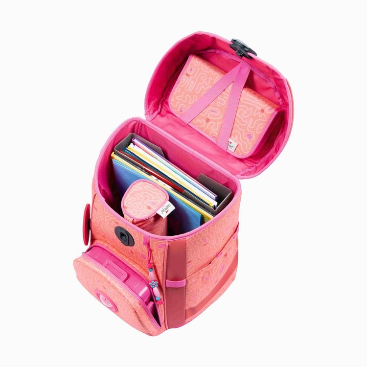 Produktbild: DerDieDas Schulranzen Set ErgoFlex Easy Superflash, Schulranzen Set, 5tlg, Coral Reef