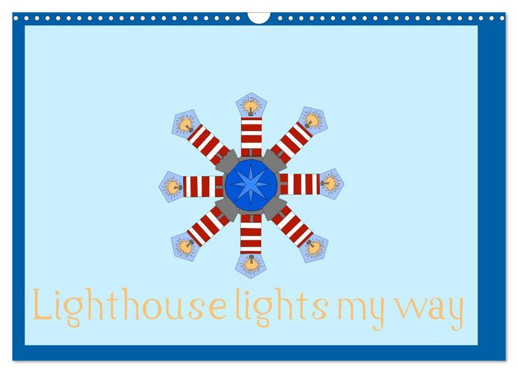 Produktbild: Lighthouse lights my way (Wall Calendar 2026 DIN A3 landscape), CALVENDO 12 Month Wall Calendar